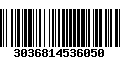 Código de Barras 3036814536050