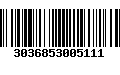 Código de Barras 3036853005111