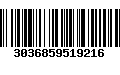 Código de Barras 3036859519216