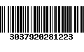 Código de Barras 3037920281223