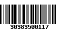 Código de Barras 30383500117