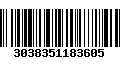 Código de Barras 3038351183605