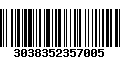 Código de Barras 3038352357005