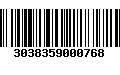 Código de Barras 3038359000768