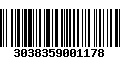 Código de Barras 3038359001178