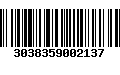 Código de Barras 3038359002137