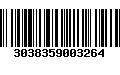 Código de Barras 3038359003264