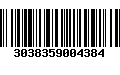 Código de Barras 3038359004384