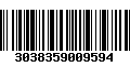 Código de Barras 3038359009594