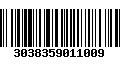 Código de Barras 3038359011009