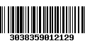 Código de Barras 3038359012129