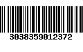 Código de Barras 3038359012372