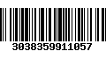 Código de Barras 3038359911057