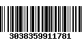 Código de Barras 3038359911781