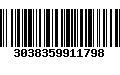 Código de Barras 3038359911798