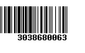 Código de Barras 3038680063