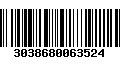 Código de Barras 3038680063524