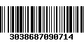 Código de Barras 3038687090714