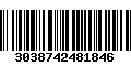 Código de Barras 3038742481846