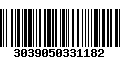 Código de Barras 3039050331182