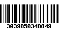 Código de Barras 3039050340849