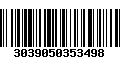 Código de Barras 3039050353498