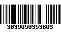 Código de Barras 3039050353603