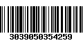 Código de Barras 3039050354259