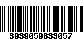 Código de Barras 3039050633057