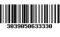 Código de Barras 3039050633330