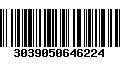 Código de Barras 3039050646224