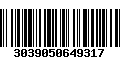 Código de Barras 3039050649317