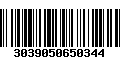 Código de Barras 3039050650344