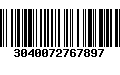 Código de Barras 3040072767897