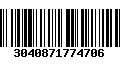 Código de Barras 3040871774706