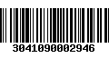 Código de Barras 3041090002946