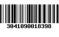 Código de Barras 3041090018398