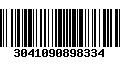 Código de Barras 3041090898334