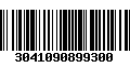 Código de Barras 3041090899300