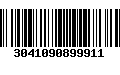 Código de Barras 3041090899911