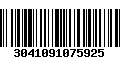 Código de Barras 3041091075925