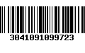 Código de Barras 3041091099723