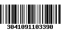 Código de Barras 3041091103390