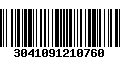 Código de Barras 3041091210760