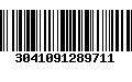 Código de Barras 3041091289711