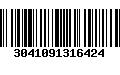 Código de Barras 3041091316424