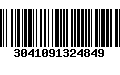 Código de Barras 3041091324849