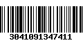 Código de Barras 3041091347411