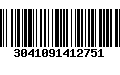 Código de Barras 3041091412751