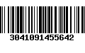 Código de Barras 3041091455642